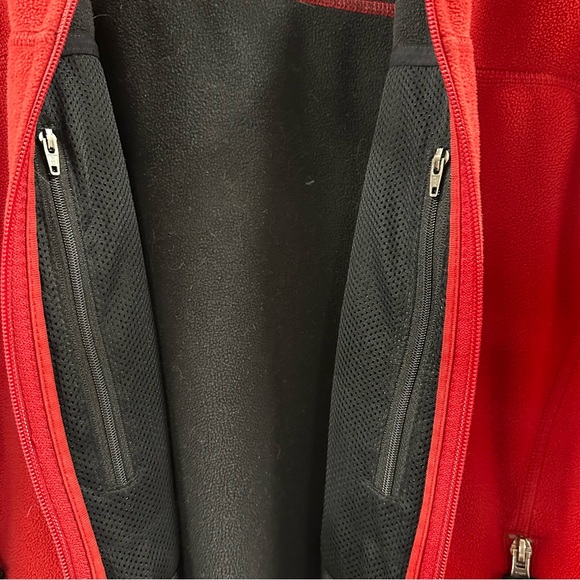 Vintage L.L.Bean Vintage Red Full Zip Fleece Jacket - Picture 7 of 8